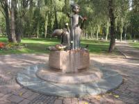 Monument to the children, executed in Babyn Yar (sculptor V. Medvedev, architects R. Kukharenko, Y. Melnychuk)